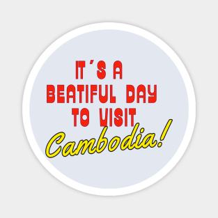 Cambodia.  Gift Ideas For The Travel Enthusiast.. Magnet